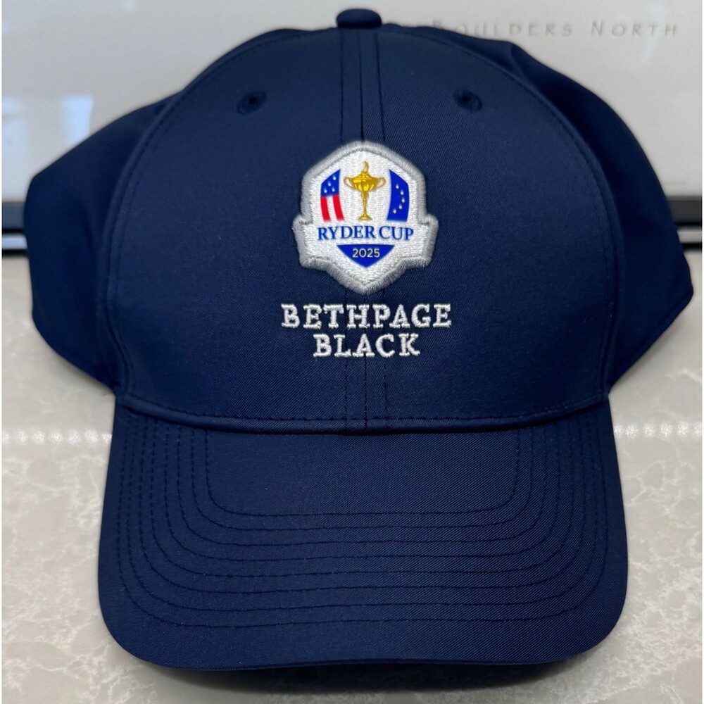 Bethpage Black - 2025 Ryder Cup - Nike Dri-Fit Golf Hat - Men's M / L - Navy